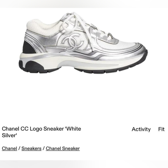 Chanel Women's CC Logo Sneakers - Picture 10 of 10